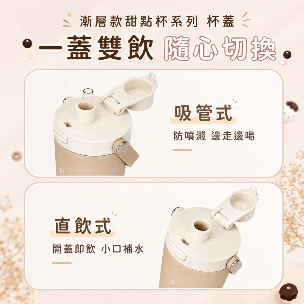 磁吸甜點珍奶保溫杯 830ML 圖3