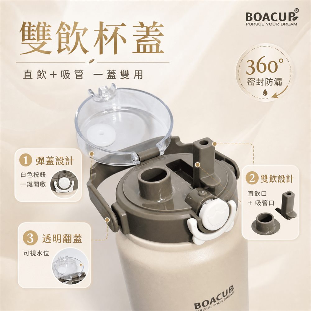 淨陶瓷 大容量保溫杯 1200ML/1700ML 圖4